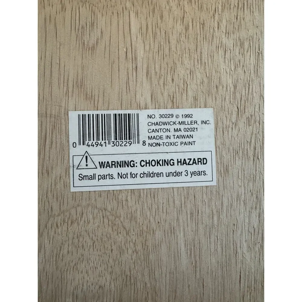 VTG Chadwick Miller 2 Wooden Puzzles Counting Alphabet Learning Non Toxic Paint
